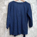 Lavender Brown NWT  Cedric Eyelet top navy Photo 5