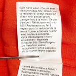 JUST Female Garner Layered Dress Oversized Flowy Midi Orange Red Size Small Photo 11