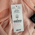 White House | Black Market WHBM Twist Double Layer Top size Small Pale Blush NWT Camisole Sheer Photo 9