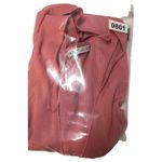 ZARA Top Womens L V Neck Ribbed Cropped Short Dolman Sleeve Raw Hem Pink Photo 13