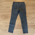 Vera Wang Simply  Pants Denim Metallic Skinny Black Women's Size 10 Photo 10