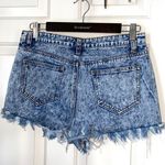 Boom Boom Jeans Size 9 Silver Studded High Waisted Ripped Jean Shorts Photo 3
