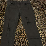 Refuge Black  Jeans Skinny Ripped Photo 0
