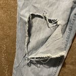 Gap  Jeans Womens Sz 34 Sexy Boyfriend Mid Rise Distress Light Wash Cuffed Ankle Photo 5