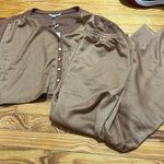 NWT Shabby Chic Suede Jasper Cardigan & Pant 2 Piece Set Size Medium Photo 1