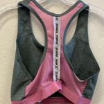 Nike Heather Gray Tank with Pink Lining non padded sports bra large Photo 1