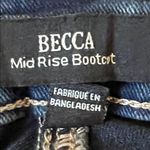 True Religion Becca Crystal Flap Rhinestone Mid Rise Bootcut Jeans Size 26 Photo 5