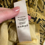 frame denim NWT FRAME Snakeskin Billow Blouse Photo 9