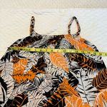 H&M Divided Tropical Mini Dress Tunic Beach Cover Up Pockets Size 8 Photo 9