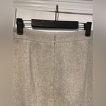 J.Crew Size 6 Light Gray Wool Blend Lined Pencil Mini Skirt Back Slit Zip Back Photo 7