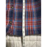 Volcom  Sherpa Lined Flannel Button Down Women's Size Small 10 Plaid Shacket Photo 6