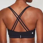 NWT FOURLAPS Women’s Black Vitality Sports Bra Size XS Photo 1