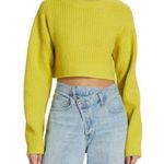 RE/DONE cozy wool Green Lime sweater - Size Small Photo 0