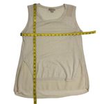 Urban Day Size M/L Women Sleeveless Knit Tank Top With Sheer Side Panels Tan Photo 1