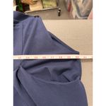 Halara Navy Blue Wide Leg Jumpsuit Overalls Women's XL Pleated Pockets Photo 5