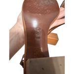 Tory Burch  Women's Gabrielle leather‎ city sandal royal tan Block Heel Size 11 Photo 5