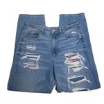 American Eagle  Women's 8 Distressed Mom Straight Jean Photo 3