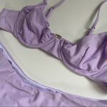 Zaful  | Lavender Demi Underwire Cup Bikini*NWOT Photo 1