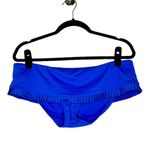 Seafolly Eva Skirted Bikini Bottom in Blue Size 16 Photo 1