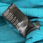 Anthropologie  Elodie Off Shoulder Puff Sleeve Top Turquoise Blue Size Small Photo 4