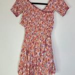 Poupette St. Barth Soledad Floral Smocked Mini Dress Size Medium Photo 0