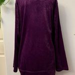 Woman Within Women within Burgundy Velvet Women's Top Photo 3