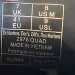 Dr. Martens  Unisex 2976 Quad Boot Size 8 or 9 #338A Photo 8