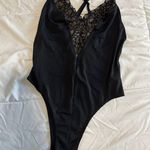 Adika  black bodysuit with lace detail Photo 0