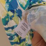 Coldwater Creek  Size PS Petite Small Yellow Blue Green WaterColor Blazer Jacket Photo 7