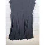 Ralph Lauren Lauren  Black Short Sleeve Metal Plaque Keyhole Crew Neck Dress 16 Photo 7