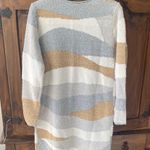 Fortune + Ivy  Stitch Fix NWOT open front cozy cardigan cream tan gray size M Photo 2