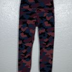 Lululemon Women 6 Wunder Under High Rise Tight 28" Full On Camo Smoky Red Photo 0