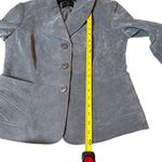 Tribal Blazer Jacket Faux Suede Lined Shawl Collar Size Small Photo 9