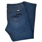 White House | Black Market Denim Blue Jeans Bottom Slits ~ Women's Size 10 Photo 1