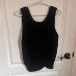 Commense Knit Tank Top Sleeveless Sweater Casual Layering Black XS NWOT Photo 2
