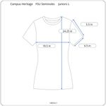 Campus Heritage Florida State Seminoles Shirt Juniors L Short Sleeve Crewneck Red Size M Photo 6