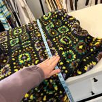 BDG  Granny Square Afghan Quilt Fleece Plush Pullover 1/4 Zip Sweater Size Large Photo 7