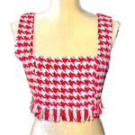 Missguided Misguided red and white checkered blazer with matching crop top set! New Photo 6