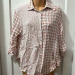 N Touch Orange Plaid Long Sleeve Button Down in L Size L Photo 0