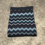 Krimson Klover Skirt Womens Small Knit Merino Wool Mini Black Gray Blue Stretch Photo 0