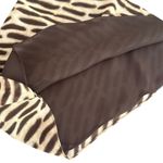 Michael Kors  Silk Top Animal Print Braided Neck Brown Size S Mob Wife Statement Photo 10