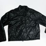 Andrew Marc Marc New York Faux Leather Cropped Puffer Coat large Photo 0