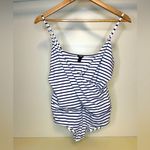 J.Crew NET  Nautical Stripe Body Suit Size Medium Photo 1