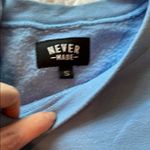 Never Made Baby Blue Crewneck Sweatshirt Size S Photo 4