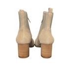 New! Violet & Red Loaded Elastic Knit Cuff Bootie Boots in Tan Photo 4