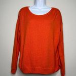 H&M Solid Orange Long Sleeve Wool Blend Sweater Women's Small Photo 0