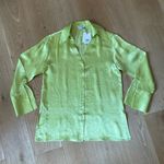 The Daze Dayz limona Shiny Blouse in Lemon Yellow Size undefined Photo 0