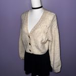Urban Outfitters NWT Cream Knit Cardigan Photo 7