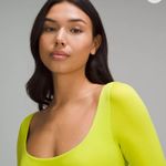 Lululemon NWT  Wundermost Ultra Soft Nulu Square-Neck Long Sleeved Bodysuit Photo 2