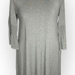Agnes & Dora  Walker Dress Heather Gray Smocked Sleeve Casual L Photo 0